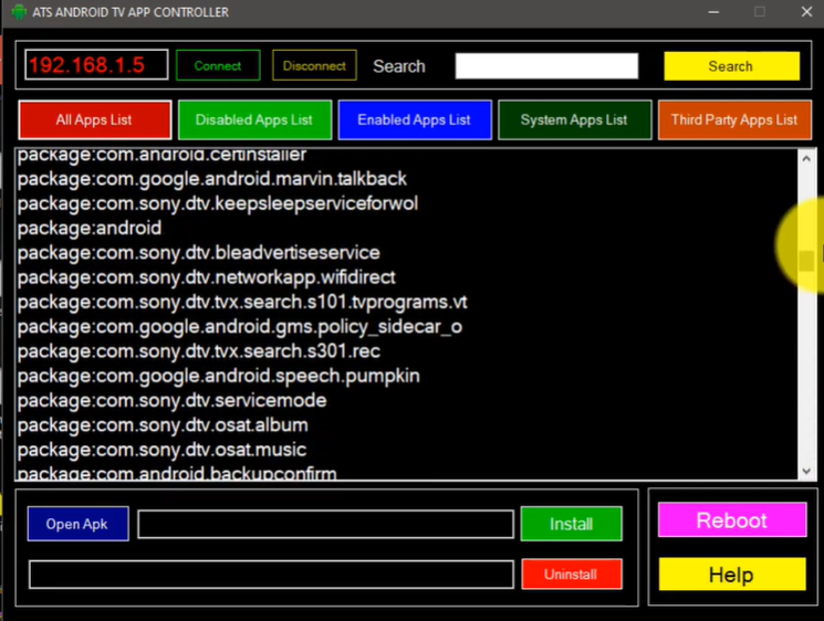Android App Controller Desktop